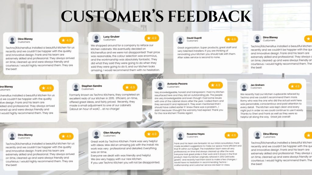 clients love attimo kitchen refacing in oakville