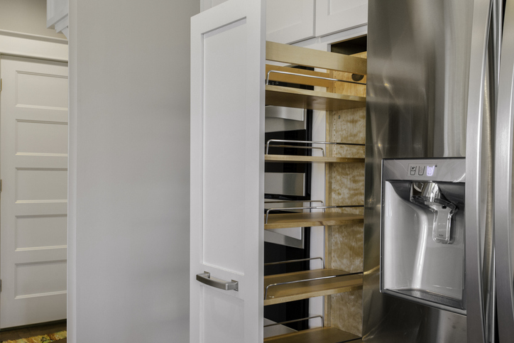 pantry door pull outs
